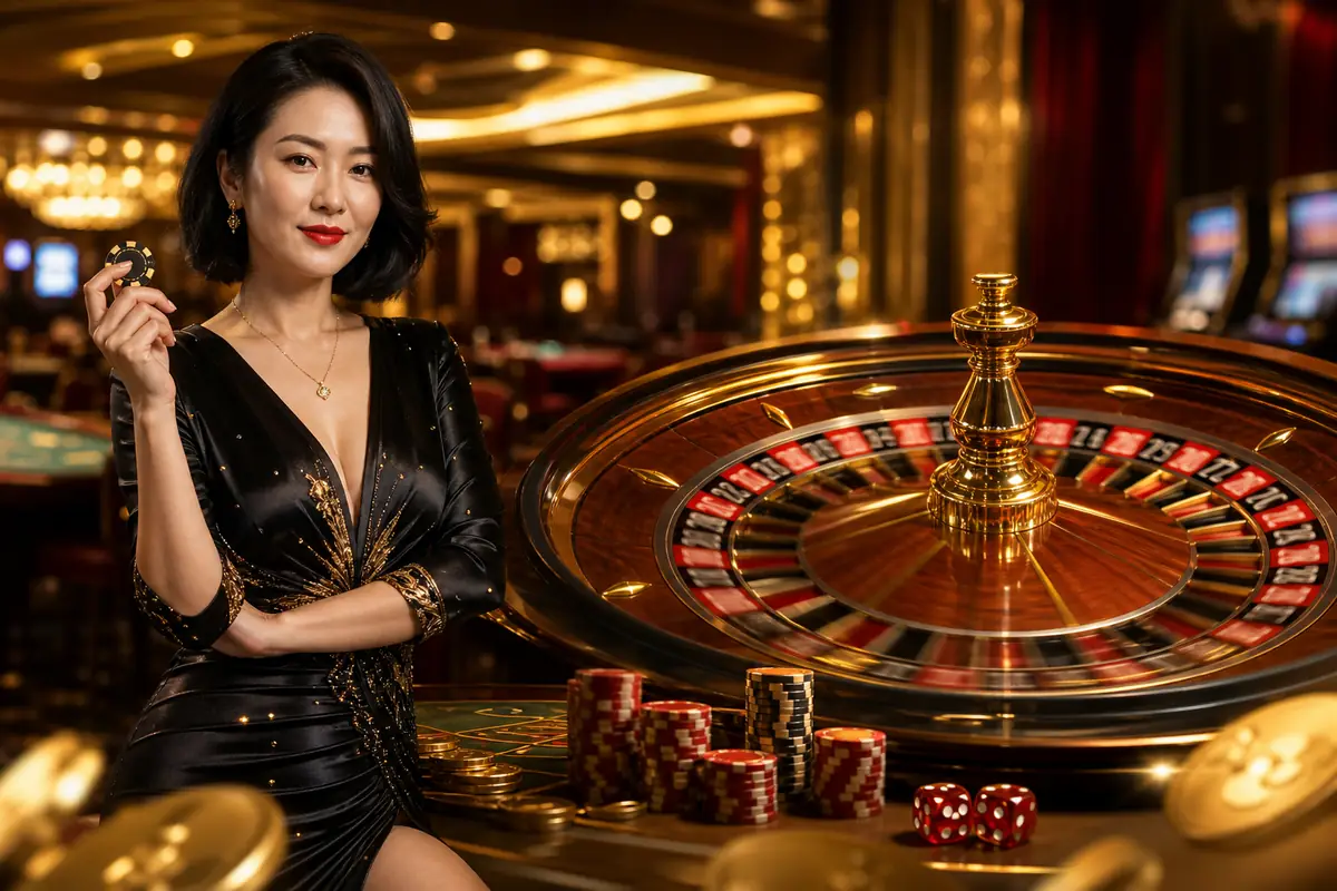 555sport Blackjack ကတ်များ ထုတ်ပြနေသည့် Live Dealer